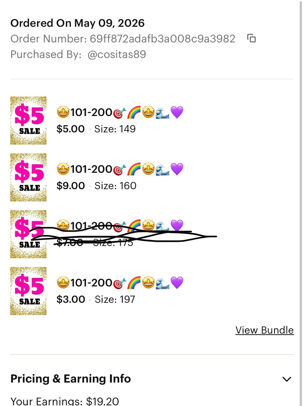 Poshmark Sale Listings Screenshot - Pink Accents